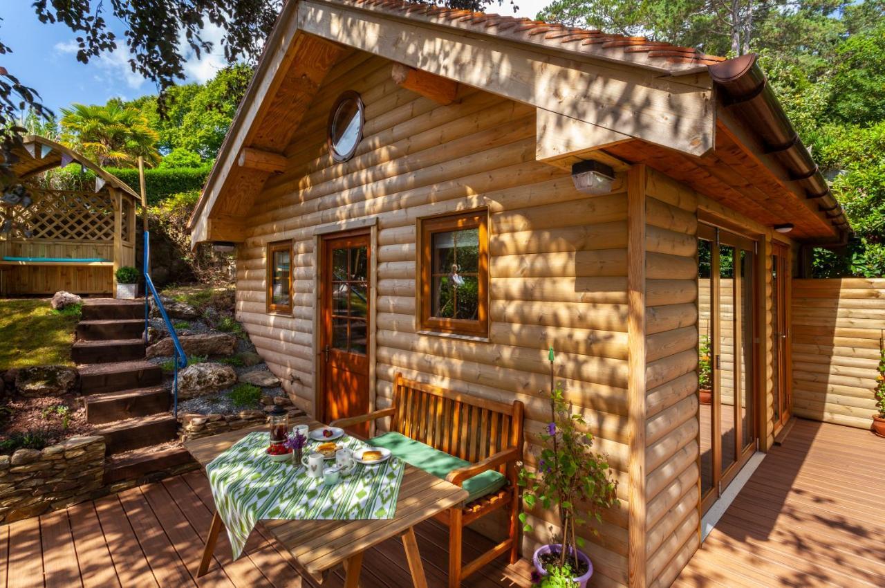 Porthole Log Cabin Minehead Buitenkant foto