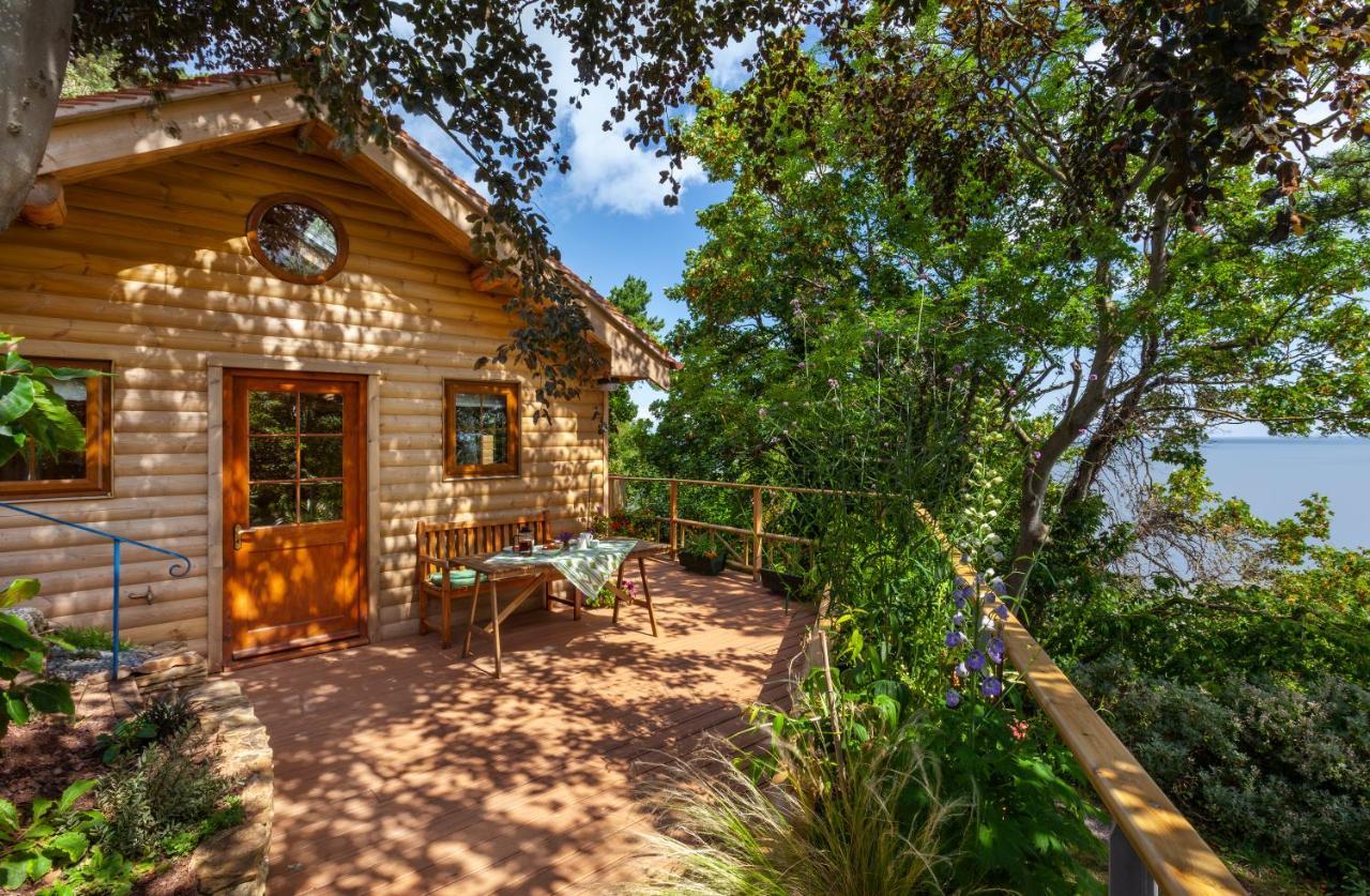 Porthole Log Cabin Minehead Buitenkant foto